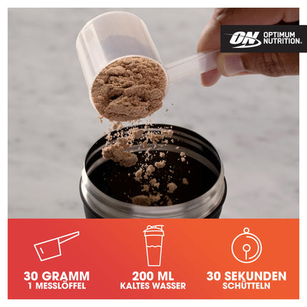 Optimum Nutrition Gold Standard 100% Whey Protein Powder for Muscle Building and Recovery with Naturally Occurring Glutamine and BCAA Amino Acids, Double Rich Chocolate, 29 Servings, 899 g