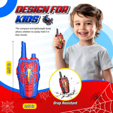 Toys from 3 4 5 6 7 8 9 10 years boy, Walkie Talkie children rechargeable gift boy girl 3-10 years spider toy walkie talkie outdoor games radio toys