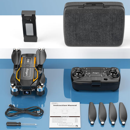 Dual Cameras Drone, Foldable FPV Drone with Modular Battery