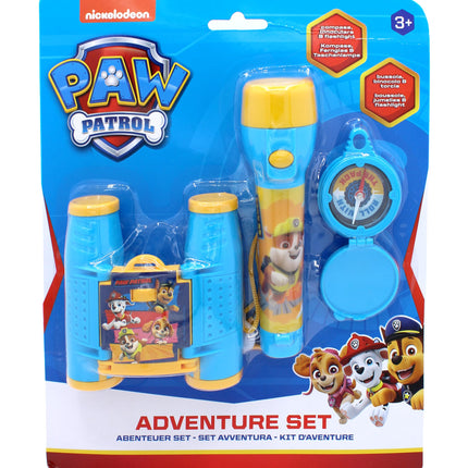 Joy Toy Patrol 1512093 Adventure Set, Binoculars, Compass and Flashlight, Colorful