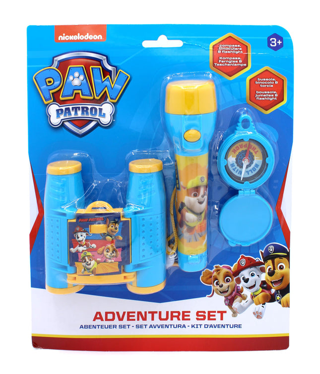 Joy Toy Patrol 1512093 Adventure Set, Binoculars, Compass and Flashlight, Colorful