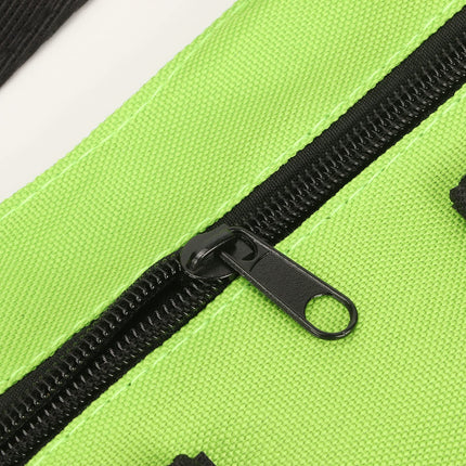 Universal Hands Radio Front Pocket, Walkie Talkies Radio Chest Strap with Adjustable Shoulder Straps for Survival, Hiking, Cycling, Work, Camping (Green)
