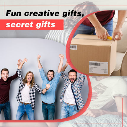 Neer Men's String Mankini Funny Borat Thong Swimming Underwear Christmas V Shape Swimsuit (Red, Classic)