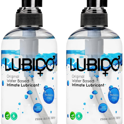 Lubido Original Water-Based Paraben-Free Lubricant - 250ml (2 Pack)