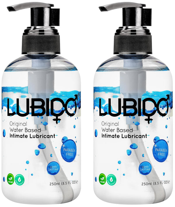 Lubido Original Water-Based Paraben-Free Lubricant - 250ml (2 Pack)