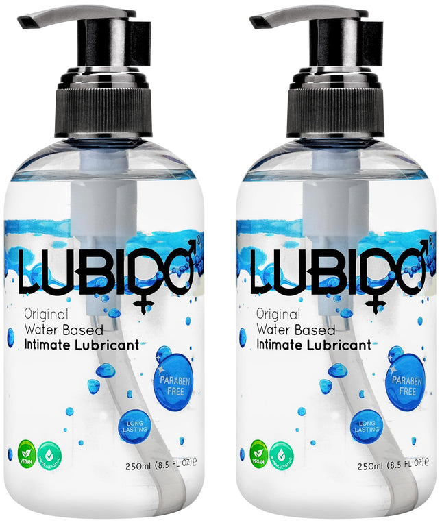 Lubido Original Water-Based Paraben-Free Lubricant - 250ml (2 Pack)