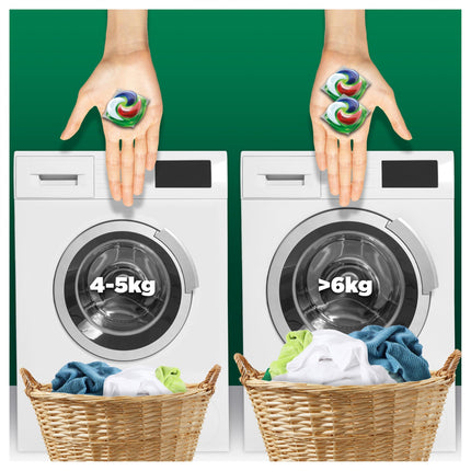 Ariel Laundry Detergent Pods All-in-1, Liquid Laundry Detergent Capsules 50 Loads, Universal+, Powerful stain removal from the first wash