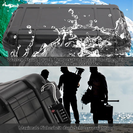 Professional case for DJI Air 3S and DJI Air 3 Fly More Combo Waterproof bag suitcase case for DJI Air 3S accessories Compatible with DJI RC-N3/RC 2 controller, propeller, battery and drone accessories