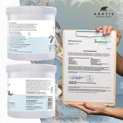 Arktis BioPharma Acacia Fiber Grow 300g in pharmacy quality - High-dose, vegan and laboratory-tested soluble fiber powder - Fiber supplement to support the intestinal flora