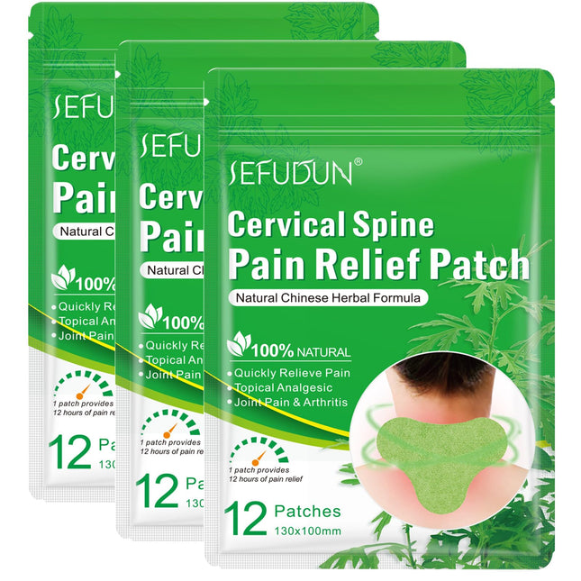 Heat Patch for Neck, Pain Relief in Minutes, Neck Patch for Arthritis Pain Relief, Relieves Sore Muscles in Cervical Spine, Legs, Knees, Waist, Joints, Self-Adhesive