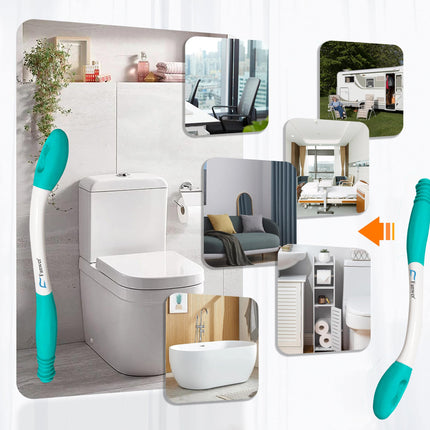 2 pcs Wiping Aid for Buttocks - Toilet Aid for Wiping the Buttocks, Toilet Aid for Seniors, 38cm Long Reach Comfort Wipe