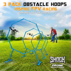 Beria Mini RC Drone Obstacle Avoidance Training Toy for Kids Racing Gates Drone Helicopter Competition Practice Track Accessories Gifts for 3-10 Years Girl Boy Birthday Children's Toys