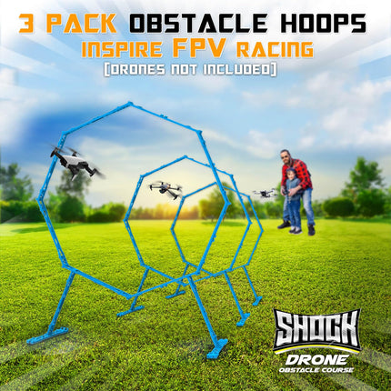 Beria Mini RC Drone Obstacle Avoidance Training Toy for Kids Racing Gates Drone Helicopter Competition Practice Track Accessories Gifts for 3-10 Years Girl Boy Birthday Children's Toys