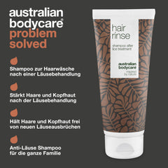 Head lice shampoo 200ml from Australian Bodycare – With 100% natural tea tree oil, for the whole family after head lice treatment