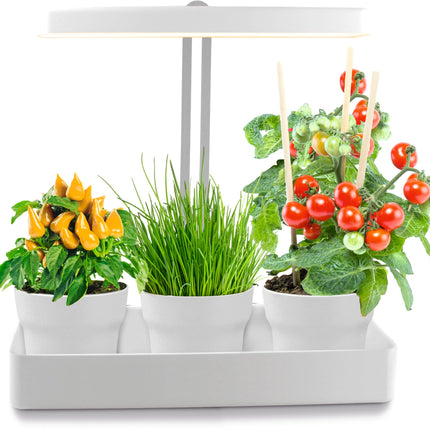 Northpoint Hydroponic LED Grow System Plant Lamp Plant Light Herb Garden Indoor Garden Grow Lamp 22W 1350 Lumen 10 Seedlings Height Adjustable Timer