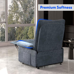 FLEXISPOT Recliner Chair, Riser Chair with 3 Motors, Electric Sleeper Chair in the Bedroom, Recliner Chair with Stand-Up Aid, Senior Chair in the Living Room (Gray)