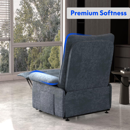 FLEXISPOT Recliner Chair, Riser Chair with 3 Motors, Electric Sleeper Chair in the Bedroom, Recliner Chair with Stand-Up Aid, Senior Chair in the Living Room (Gray)