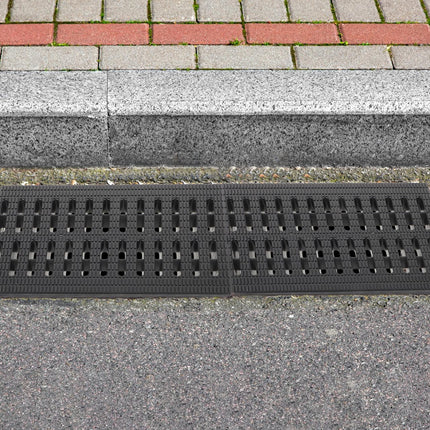 TOVINANNA Outdoor Drain Grate, Plastic, Square Drain Grate, Rainwater, 20 x 30 cm Drain Grate Drain Grate Drain Pipes Fittings