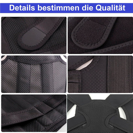 Posbaer Back Straightener Comfortable and Adjustable Back Support Belt, Posture Corrector Back Men Women, Open Your Shoulders