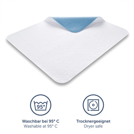 Blumtal® Washable Incontinence Pad 75x90 cm - Bed Pad for Babies - OEKO-TEX Certified Incontinence Bed Pad for Babies - Waterproof Bed Pad - Incontinence Pad 75x90 cm - Set of 1