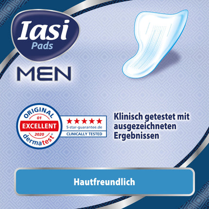 IASI Men Super Level 3, pads for mild to moderate urinary leakage in men, 10 pieces