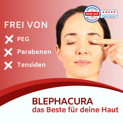 BlephaCura Lid Hygiene, liposomal suspension for the relief of eyelid inflammation and for daily eyelid care, 70 ml solution