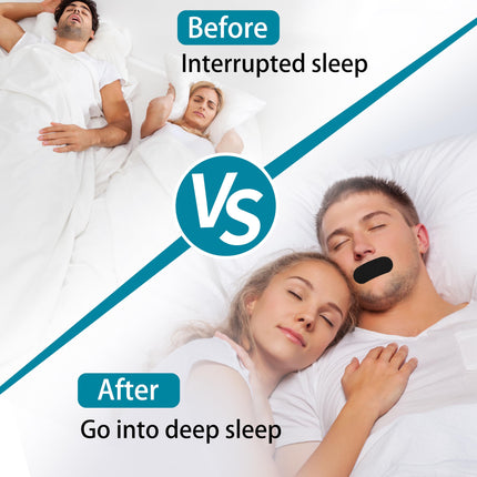 Mouth Patches, Anti-Snoring Mouth Patches for Night (100 Pieces), Snore Stopper, Improves Sleep and Breathing, Suitable for Men and Women