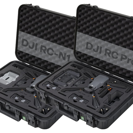 TomCase Ready to Fly Case for DJI Mavic 3 / Mavic 3 Classic / Mavic 3 Pro, DJI RC / RC Pro or Standard Controller; waterproof ECO protective case – Made in Germany (RTF)