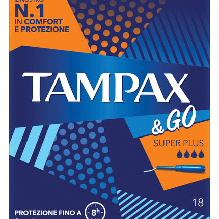 Tampax &amp; Go Super Plus x18 tampons