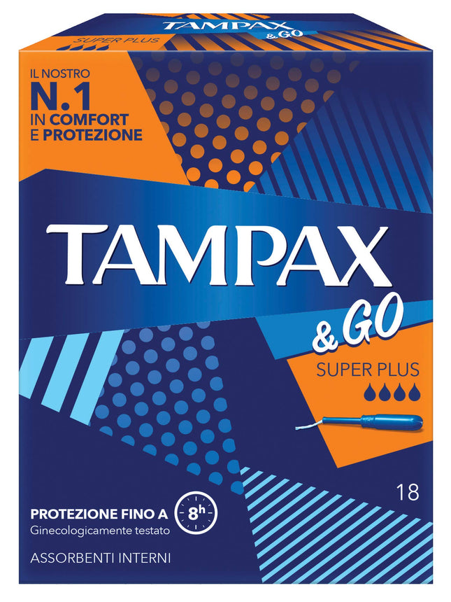 Tampax &amp; Go Super Plus x18 tampons