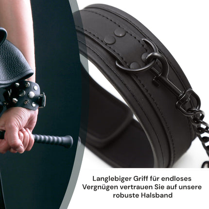 Collar &amp; leash Bdsm Adult Sex Toy Black collar women for sex Collar leather collar men fetish sex collars Bdsm collar choker leather men Collar choker FOPS B17