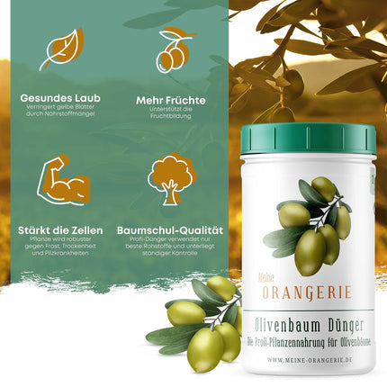 My Orangery Olive Tree Fertilizer [1kg] - Premium Plant Fertilizer - Avoid ready-made liquid fertilizers for your plants - Olive Tree Fertilizer