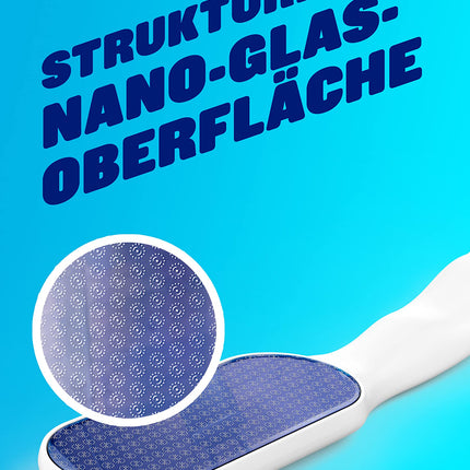 Scholl Nano Glass Foot File and Callus Remover - Comfortable, gentle removal of hard skin and calluses