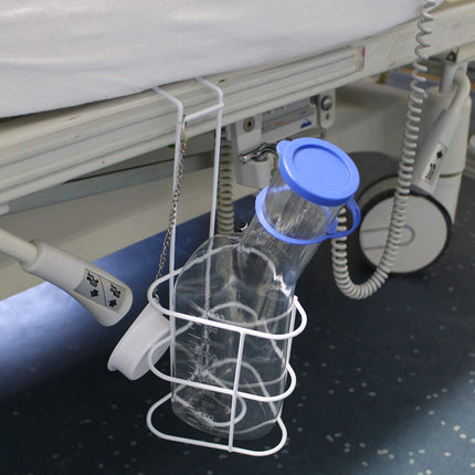 Medi-Inn Urinal Bottle Holder with Lid for Square Men's Urinal Bottles (1 Piece)