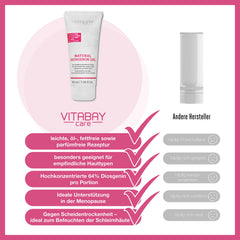 Vitabay Natural Diosgenin Cream with Yam Root 100ml - 80% Yam Root Cream &amp; 64% Diosgenin - wild Yams - vegan &amp; organic