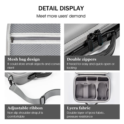 xocome DJI Mini 3 PRO Handbag Crossbody Organizer for DJI Mini 3 Pro Drone Accessories - Portable Hard Handbag (for DJI RC with Screen Remote Controller)