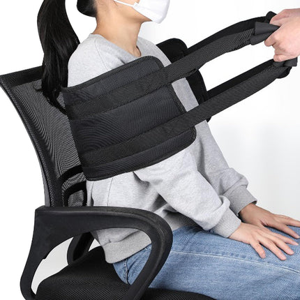 Transfer belt for patients and seniors, transfer belt for patient lifts 31.5 x 11.8 in, mesh padded Oxford fabric transfer belt, double handle transfer belt for assistance in moving out of bed