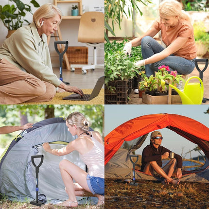 Mobility aids, standing aid, lifting device for elderly people with knee problems, mobility aids, aids for getting up from the floor for indoors, outdoors, when doing housework in the garden