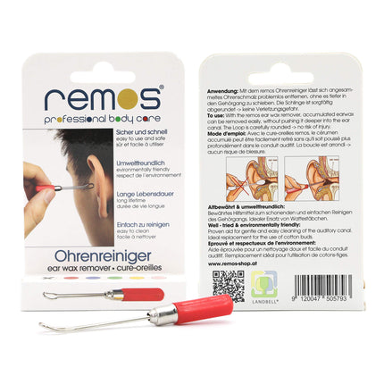 REMOS ear cleaner for hygienic removal of earwax Length 6.5 cm