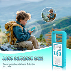 Walkie Talkie Rechargeable Set of 4, Long Range PMR Walkie Talkie, FM Radio with SOS Alarm &amp; LED Flashlight, Walkie Talkies for Adults with VOX, Suitable for Outdoor Adventures, Cycling, Travel