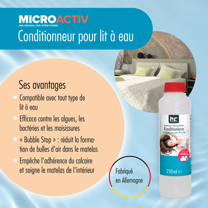 Höfer Chemie 4 x 250 ml Microactiv Waterbed Conditioner with Bubble Stop Conditioner for all waterbeds