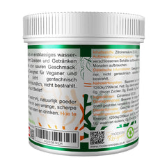 Special Ingredients Citric Acid 100g Pure Food Grade 100% Pure Powder (German Labels and Instructions)