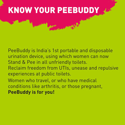 PEE BUDDY Cardboard Urinal Pee Funnel for Women, Peeing While Standing, Urination Aid for Women Antibacterial 80 Pee Funnels for Women