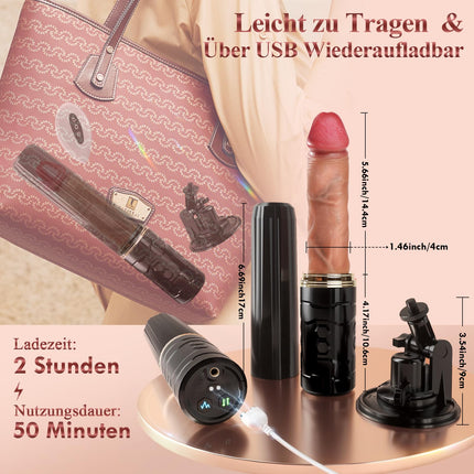 Cacuola Dildo with 5 thrusting functions &amp; 7 vibrations for women, vibrator sex toys for couples, sex toys for women and men, vibrator sets for women and men, dildos, sex machines, machines &amp; devices
