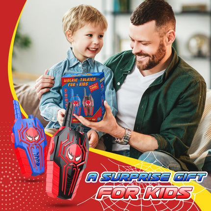 Toyokid Walkie Talkie Kids, Toy &amp; Gift &amp; Birthday Present for Children (Red Blue &amp; Black)