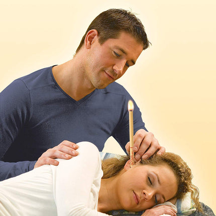 10 pieces (5 pairs) of original BIOSUN traditional ear candles with safety filters. With the magical scent of honey, sage, and chamomile.