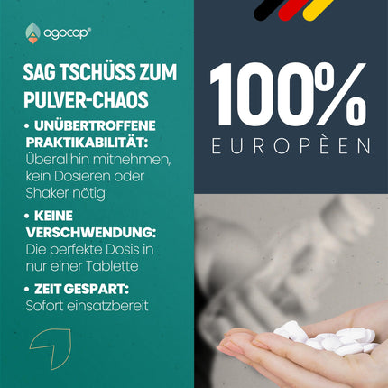 Collagen Capsules - Hyaluronic acid &amp; Collagen complex, 120 capsules. Enriched with coenzyme Q10 and hyaluronic capsules. Collagen for joints and skin. Laboratory tested and registered in Germany.