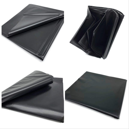 eXODA sex sheet waterproof bed sheet bed linen black 200x230 cm no latex from
