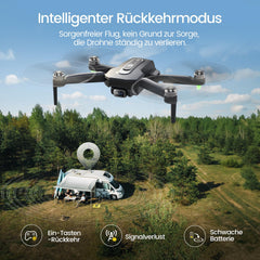 Holy Stone HS460 GPS Drone with 4K Camera for Beginners, 26 Min. Long Flight Time, Brushless Motor, Follow Me, Return, 5G FPV Transmission, Foldable Camera Drone under 249g for Adults