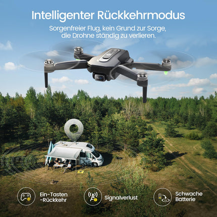 Holy Stone HS460 GPS Drone with 4K Camera for Beginners, 26 Min. Long Flight Time, Brushless Motor, Follow Me, Return, 5G FPV Transmission, Foldable Camera Drone under 249g for Adults